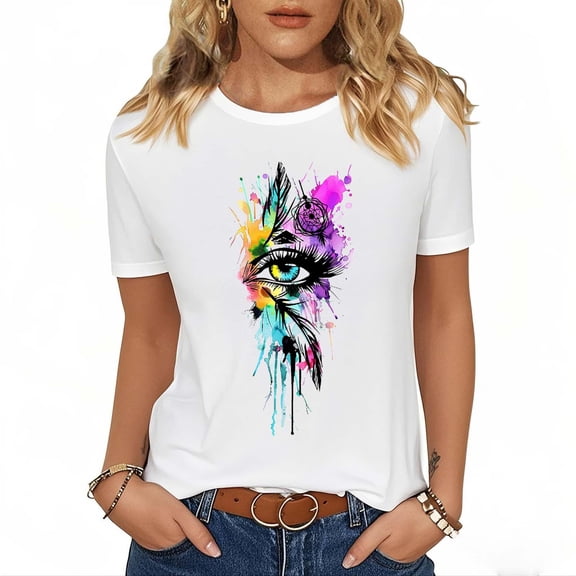 My Orders Women Tops Under $5, Womens T Shirts Graphic Animals Beach Vacation Clothes For Women Linen Womens Summer Tops V Neck Generic Womens Tops