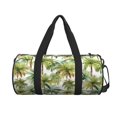 thumbnail image 2 of Sigee Green Hawaii Palms Printed Multi-compartment Sports Gym Bag for Men and Women Large Capacity Travel Bag, Overnight Bag, 2 of 8