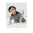 thumbnail image 5 of Baby Bodysuit Summer Outfit Base Onesie Pajamas Thin Striped Romper Baby Boy's Clothing 10-12 Months, 5 of 7