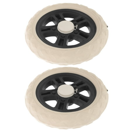 2pcs Cart Trolley Hand Truck Lawn Mower Replacement Wheels