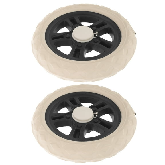 2pcs Cart Trolley Hand Truck Lawn Mower Replacement Wheels