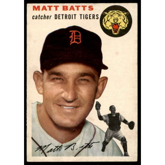 Matt Batts Card 1954 Topps #88