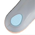 thumbnail image 4 of Semelles orthopédiques unisexes 3/4 pour pieds plats, soutien de la voûte plantaire, soulage la douleur, massage, marron, pointure 41/42, 4 of 4