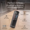 thumbnail image 6 of Lasko DUO Comfort FHV820 White 1500W 3 Speed, Remote,Tower Fan and Ceramic Space Heater, 6 of 16