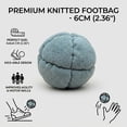 thumbnail image 3 of Soccer Footbags Assorted Color Foot Bag Football Sandbags Adults, Colorblock Soft Juggling Balls for Beginners, Outdoor Party Games, 3 of 5