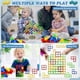 thumbnail image 4 of 64Pcs Tetra Tower Balance Stacking Blocks Game, Board Games for 2 Players + Family Games, 4 of 5