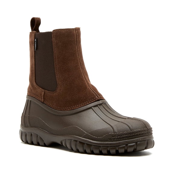 La Canadienne Powder Waterproof Suede Boot, 40, Brown