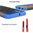 thumbnail image 5 of Tyre Pattern Design Case for Samsung Galaxy M33 with Kickstand, Heavy Duty Shockproof TPU+PC Material Double Layer Protection Phone Case for Samsung Galaxy M33 XC Blue, 5 of 11