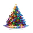 thumbnail image 2 of Christmas Tree DIY Art Kit,3D Standable Acrylic Tabletop Ornament,Crystal Rhinestone Art Set,Xmas Holiday Home Table Decor Gift, 2 of 5
