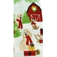 thumbnail image 2 of Serafina Home Christmas Kitchen Towels: Holiday Pup, Green, 3 Count, 2 of 3