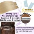 thumbnail image 5 of HAIRRO 18Inch Tape In Hair Extensions Human Hair Chocolate Brown to Caramel Brown 100% Remy Human Hair Extensions Real Human Hair Soft Thick To End 100g/Pack 40pcs Seamless Weft（ #4p27 ）, 5 of 9