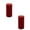 L, variant on PEIBang Red Pillar Candles Soy Wax Scented Ribbed Candles,Pillar Candle for Home Dinner Party Wedding Romantic Decoration