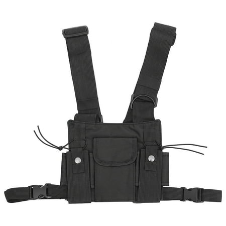 Professional Radio Harness Safety Vest Radio Case Chest Bag for Women Men