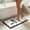 Black670, variant on Tuvgenk Cute Funky Bathroom Rugs Black Water Absorbing Bathroom Mats Non-Slip Waves Quick Dry 16 X 24 in