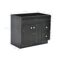 thumbnail image 6 of Design House Brookings 36" Ready to Assemble Solid Wood Bathroom Vanity Cabinet, Espresso, 6 of 21