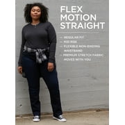 Lee Womens's Plus Stretch Relaxed Fit Straight Leg Jean