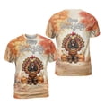 thumbnail image 3 of Happy Thanksgiving Boykin Spaniel Turkey Costume Pumpkins Autumn Leaves All Over Print 3D Shirt Unisex Merch Dog Lover - 13014, 3 of 6