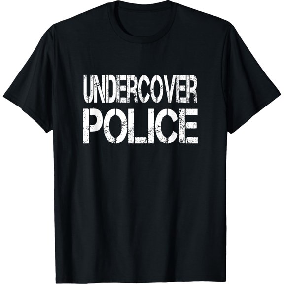Undercover Police Funny Halloween Costume T-Shirt