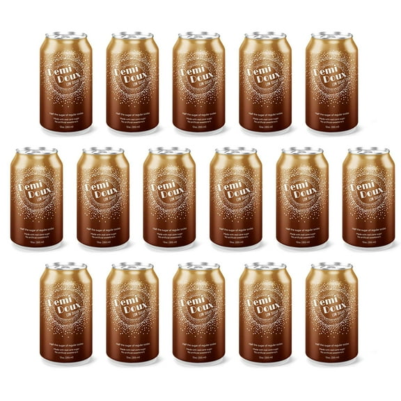 Demi Doux Low Sugar Root Beer Soda 16-Pack