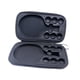 thumbnail image 2 of Bolsa de tenis de mesa Estuche para raquetas de tenis de mesa Bolsa de almacenamiento profesional práctica Funda para raqueta de pickleball para Gris con 2 bandejas, 2 of 8