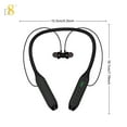 thumbnail image 3 of D8 Around The Neck Headphones ,100 Hours Extra Long Playback With Microphone Headset, Balanced Armature Drivers Stereo In Ear Wireless Headphones, Waterproof Workout Magnetic Neckband Earphone, 3 of 10