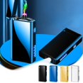 thumbnail image 1 of Descuentos Únicos Solo en Línea, Encendedor a prueba de viento, cuerpo de aleación, compacto y conveniente, carga USB, batería de larga duración, pantalla con iluminación LED Akmoler, 1 of 9