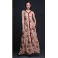 thumbnail image 2 of Bimba Floral Women Long Floral Party V NeckÂ&nbsp;DressÂ&nbsp;Front Slit Sleeveless Maxi Gown-X-Small, 2 of 5