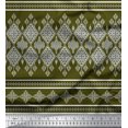thumbnail image 3 of Soimoi Velvet Fabric Geometric Panel Fabric Prints by Yard 58 Inch Wide, 3 of 3