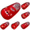 thumbnail image 4 of Generic Clearance Toddler Boy Shoes Autumn Winter Children Baby Shoes Boy Girls Floor Sports Non Slip Warm Comfortable Chinese New Year Style Rabbit Tiger Pattern (18-24 Months,Clear), 4 of 4
