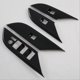 thumbnail image 2 of Car Windows Lift Switch Panel Cover Trim Decoration Accessories RHD, 2 of 5