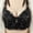 Black, variant on Iyufng Lace Bras for Women Plus Size,Push Up Wireless Bra,Woman's Color Comfortable Hollow Out Perspective Bra Underwear No Rims