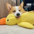 thumbnail image 4 of 1pc Large Duck Design Pet Grinding Teeth Squeaky Plush Toy, Durable Chew Toy For, 4 of 4