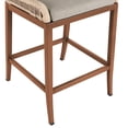 thumbnail image 5 of Dycanpo 26.5''H Outdoor Counter Height Chairs, Boho-Style Rattan Bar Stools Set of 3, Red-Brown, 5 of 10
