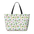 thumbnail image 2 of Easygdp Frog Wear Chef Hat Bolsa de Viaje de Playa de Gran Capacidad, Bolsa Tote Perfecta para la Playa, Escapadas de Fin de Semana y Viajes, 2 of 7