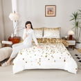 thumbnail image 4 of Castle Fairy Pixelated Miners Queen Comforter Set,Futuristic Cubes Bedding Comforter Set, 4 of 8