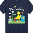 thumbnail image 3 of Sesame Street - You Belong - Toddler and Youth Short Sleeve Graphic T-Shirt, 3 of 5