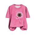 thumbnail image 2 of Fiudx Camisetas para Mujer Blusas Casuales de Moda para Mujer Camiseta Estampada con Cuello Redondo Tops de Manga Corta, 2 of 5