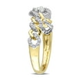 thumbnail image 4 of 1/3 Carat (Ctw G-H-I, I2-I3) Diamond Link Engagement Ring in 10K Yellow Gold for Women, 4 of 7