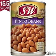 S&W Pinto Beans 15.5 oz. Can