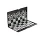 thumbnail image 1 of Ounissouiy Juego de ajedrez ligero impermeable piezas de juego de ajedrez juguetes de inteligencia tablero de ajedrez juguete educativo portátil Juegos de cartas Blanco negro Ounissouiy FN011772-01, 1 of 6