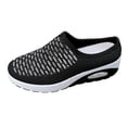 thumbnail image 2 of Shoes for Women, Office Shoes, Women Shoes, Walking Shoes, Womens Shoes, Unisex Summer Indoor Thick Soled Non Slip Soft Bathroom Leisure Slippers for Men And Women, Black 6.5, 2 of 3