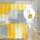 thumbnail image 2 of Juego de 12 ganchos para cortinas de ducha MitoVilla de metal amarillo dorado, 2 of 7