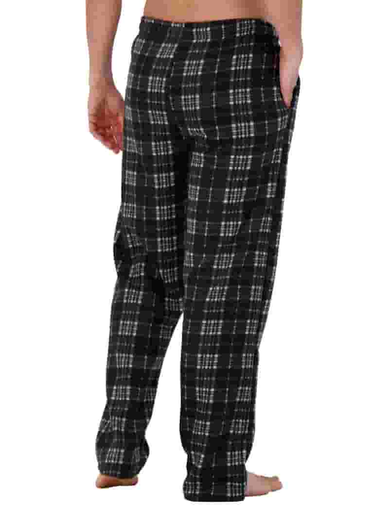Real Essentials Men's 4-Pack Microfleece Sleep Pants, Sizes Real Essentials Men's 4-Pack Microfleece Sleep Pants, Sizes