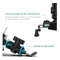 thumbnail image 2 of Soporte Porta Celular Moto Cargador Usb Base Espejo Universa, 2 of 7