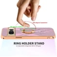 thumbnail image 3 of Compatible with Google Pixel 7 Pro Case Silicone TPU Shockproof Google Pixel 7 Pro Phone Case Plating Astronaut Cute Pattern Cases with Ring (Purple), 3 of 14