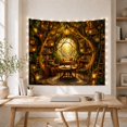 thumbnail image 5 of Magical Library Nook With Integrated Into Gnarled Intertwining, Mystical Fantasy for Space Lovers, Galaxy Room Decor, Mother's Day Gift, Tapestry Wall Hanging for Bedroom and Dorm, 5 of 7