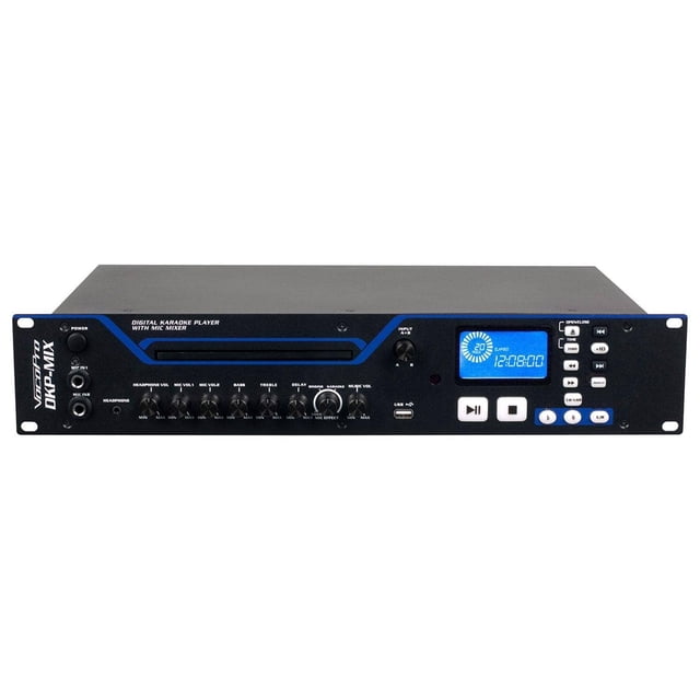 Reproductor de karaoke VocoPro DKP-Mix negro, NTSC/PAL, lector USB