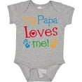 thumbnail image 3 of Inktastic My Papa Loves Me Boys or Girls Baby Bodysuit, 3 of 5