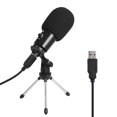 thumbnail image 2 of Microphone de Studio Professionnel USB à Condensateur Métallique pour Enregistrement avec Micro d'Enregistrement Cardioïde pour PC, 2 of 8
