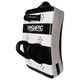 thumbnail image 3 of Guantes de boxeo de cuero sintético para ejercicios de boxeo, manoplas tailandesas para artes marciales mixtas (MMA) Blanco, 3 of 9